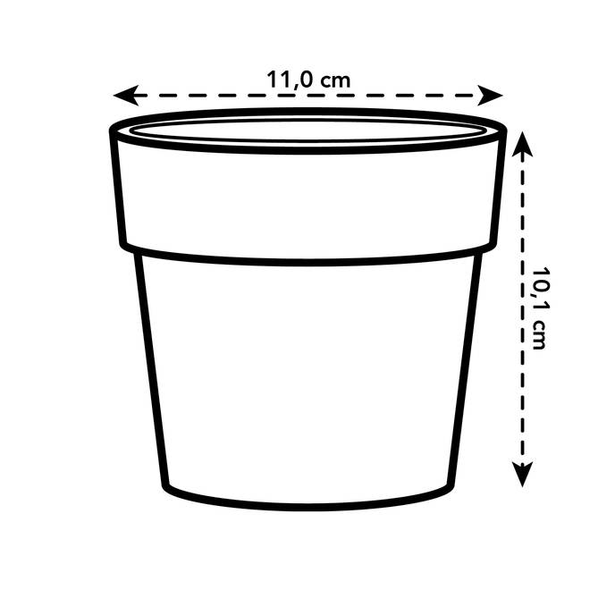 b.for original rund mini 11cm weiss